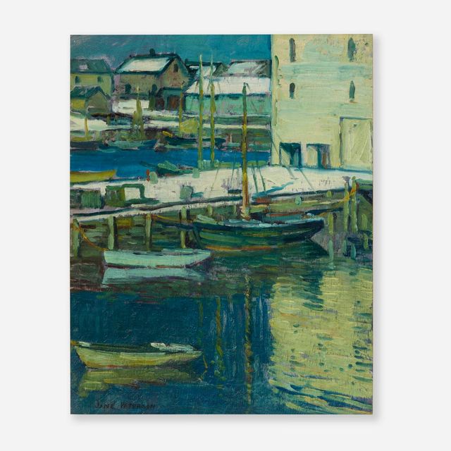 Untitled (Harbor Scene at Night)