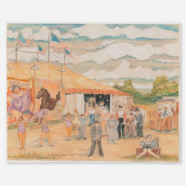 Circus Performer with Dolly Dimples