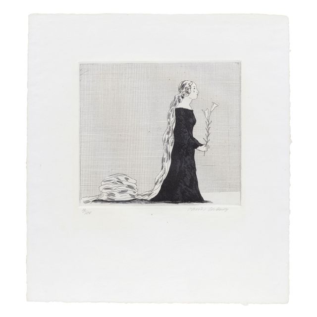 The older Rapunzel, from Illustrations for Six fairy Tales for the Brothers Grimm