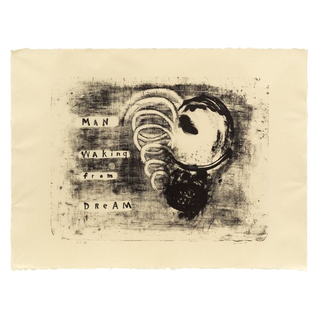 Man Waking from Dream