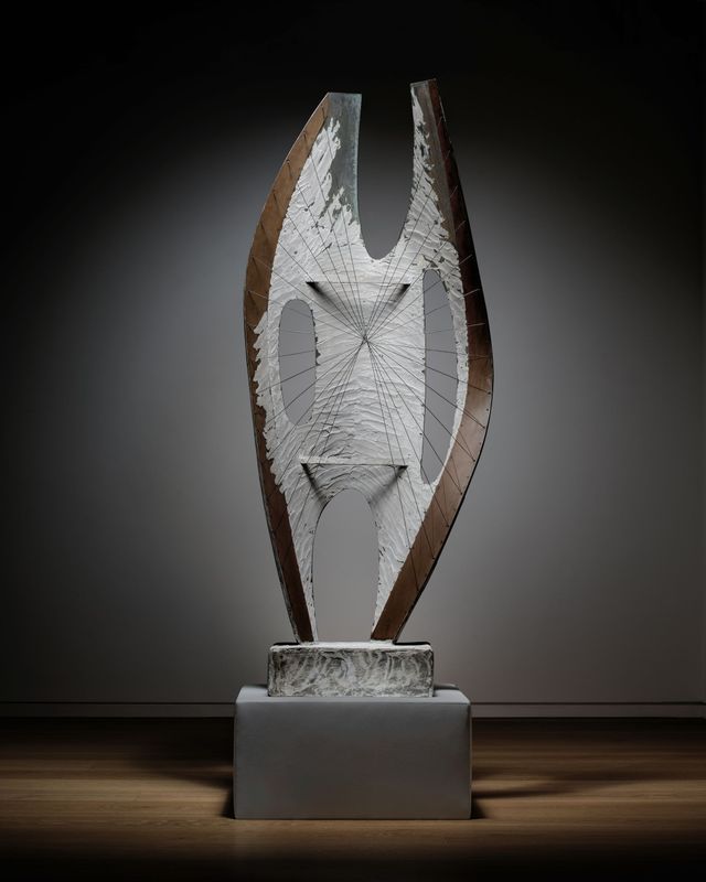 Winged Figure I 162.5 cm. (64 in.) high (including the base) Conceived in 1957 and fabricated in 1963, this work is number 2 from the edition of 3