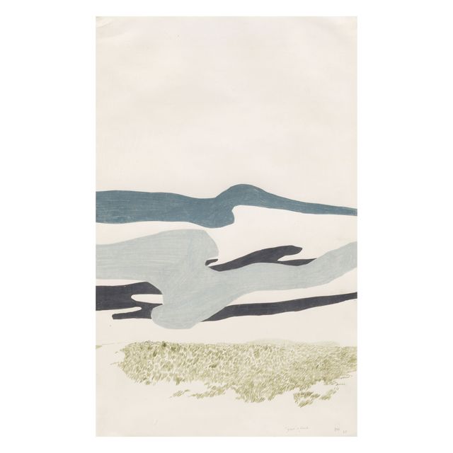 Grass and Clouds 50.8 x 31.6 cm. (20 x 12 1/2 in.)