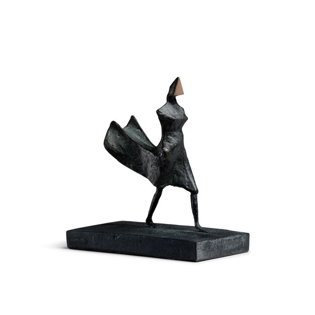 Maquette VIII Walking Woman 17.2 cm. (6 3/4 in.) high (including the base)