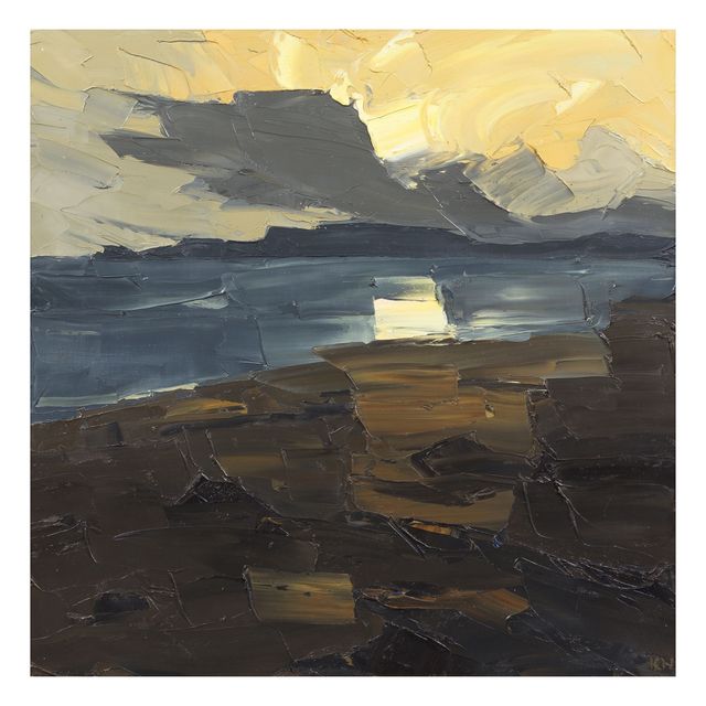 Anglesey Coast, Evening 60.8 x 60.8 cm. (24 x 24 in.)