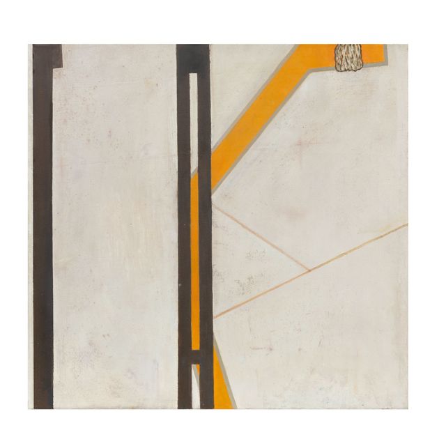 Small Gate 61.4 x 63.7 cm. (24 1/4 x 25 in.) Painted in 1980