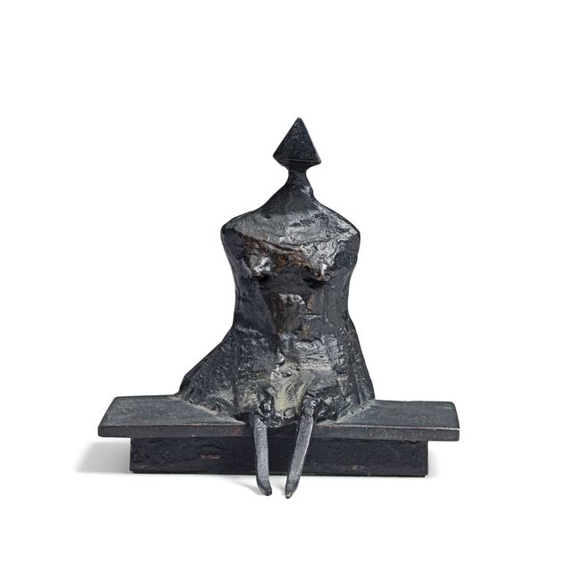 Sitting Woman 11.5 cm. (4 1/2 in.) high (including the base)