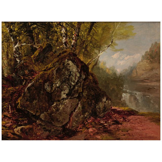 Kaaterskill, NY 18 1/8 x 24 in. (46 x 61 cm.)