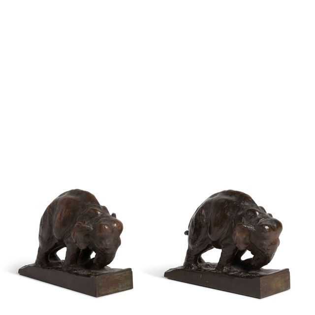 Elephant Bookends 5 1/2 in. (14 cm.) high, each