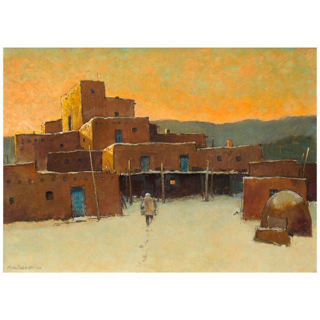 Taos February 18 x 25 in. (45.7 x 63.5 cm.)