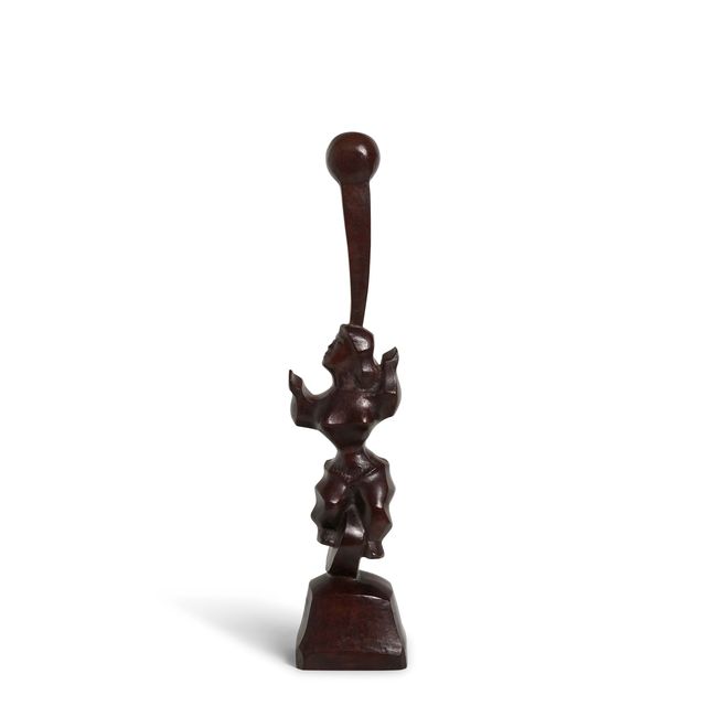 Girl Balancing Ball (Girl On a Unicycle) 26 1/8 in. (66.4 cm.) high