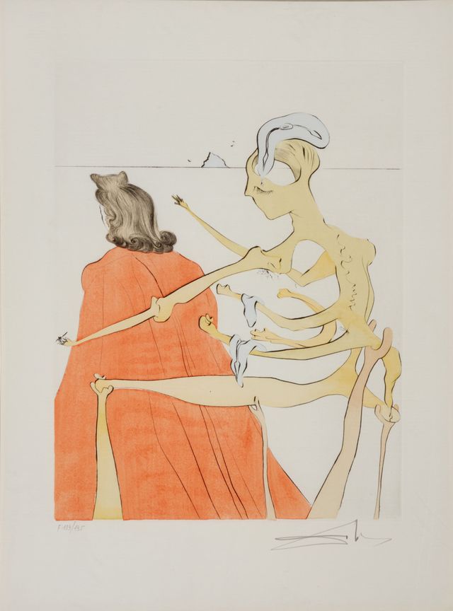 Divine Back of Gala, from After 50 Years of Surrealism (Field 74-8B; M. & L. 669c)