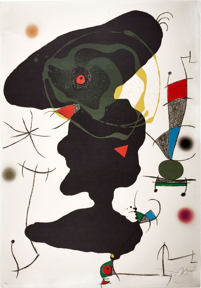 Oda à Joan Miró: Plate V (M. 907; see C. Bks. 175)