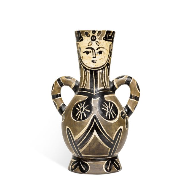 Vase deux anses hautes (Alain Ramié 213)