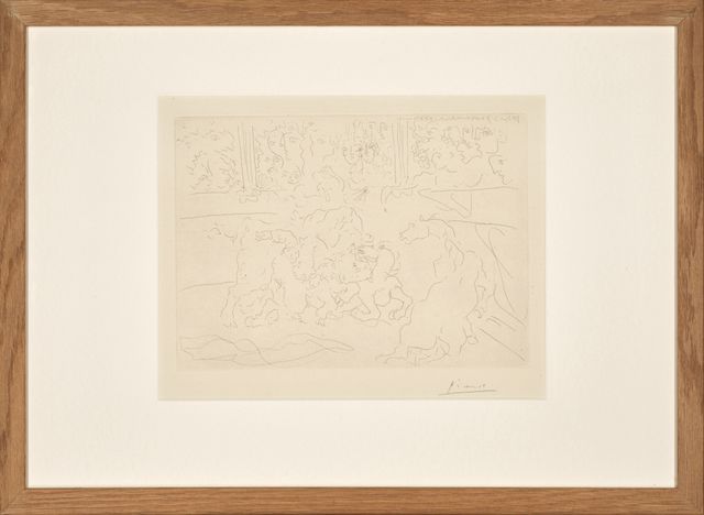 Corrida. Torero blessé, from la suite Vollard (B. 203; Ba. 380)