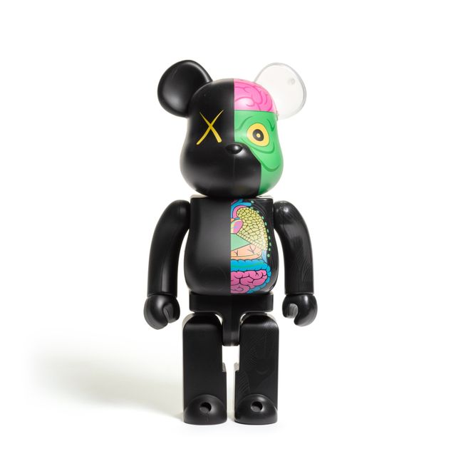 OriginalFake Dissected Bearbrick Companion 400% (Black)