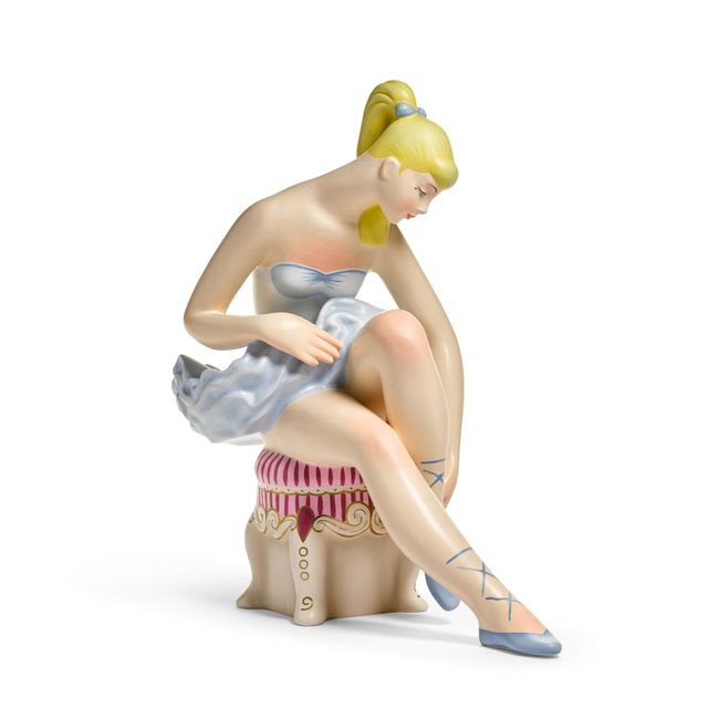 Seated Ballerina (Wood)