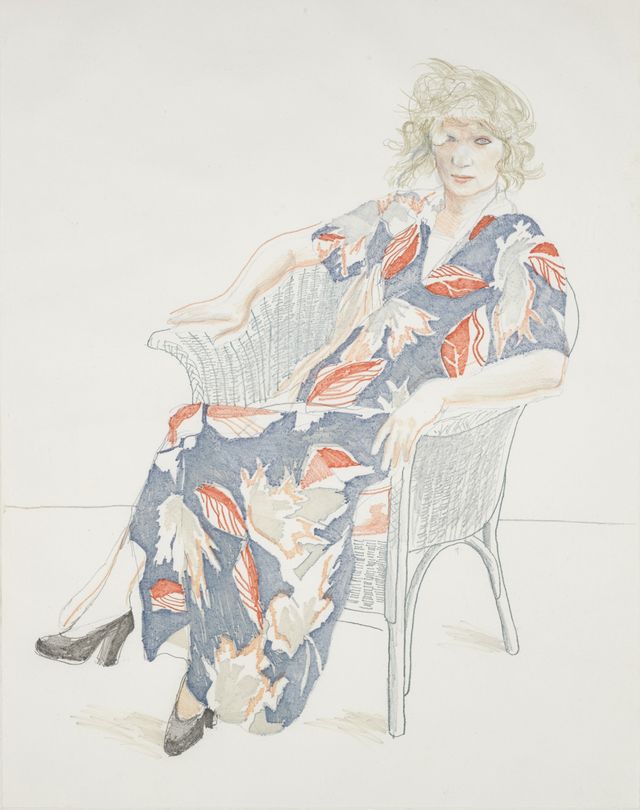 Celia in a Wicker Chair (M.C.A.T. 158)