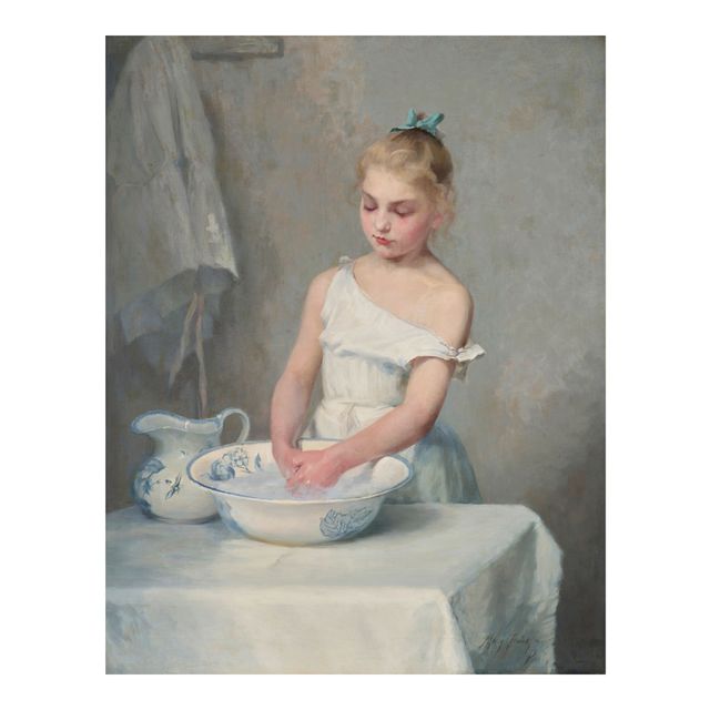 La Toilette 39 1/2 x 31 in. (100.3 x 78.7 cm.)