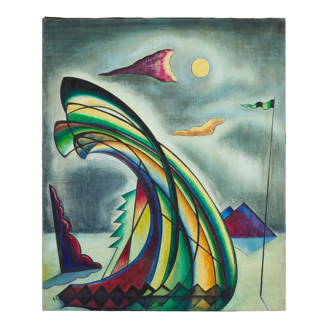 Flight into Egypt 24 1/8 x 20 in. (61.3 x 50.8 cm.)