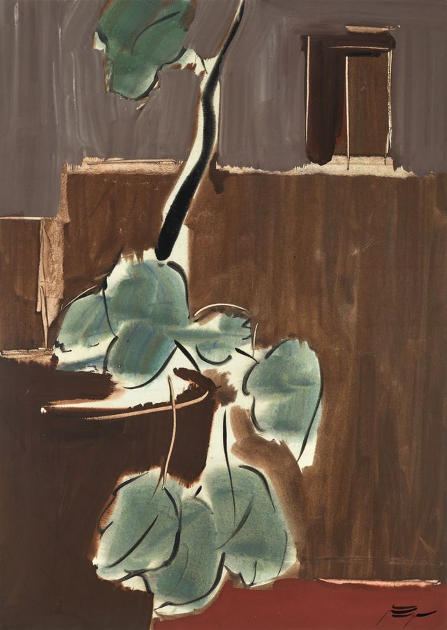 Untitled (Still Life with Leaves)