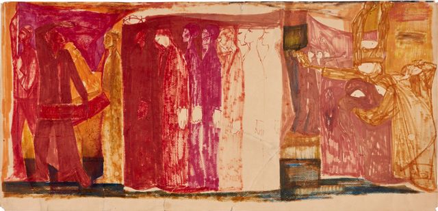 Study for Jzanet (Funeral)