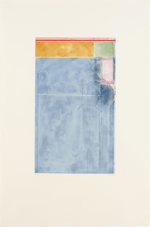 Large Light Blue, from Eight Color Etchings