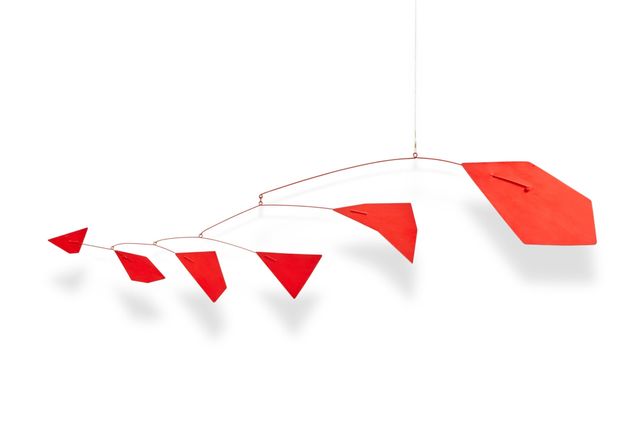 Six Red Polygons
