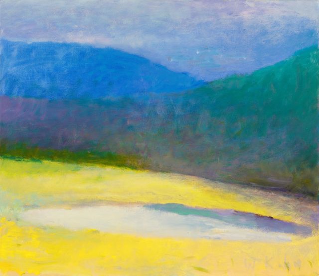Pond and Hill
