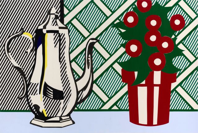Still Life with Coffee Pot and Flower Pot (Study)