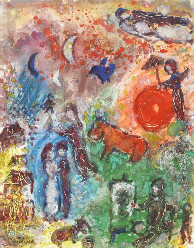 Hommage du peintre aux quatre saisons