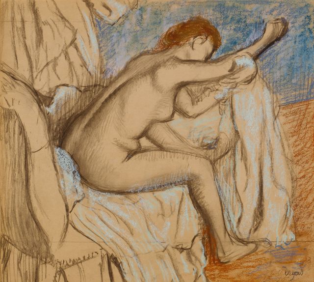 Femme à sa toilette