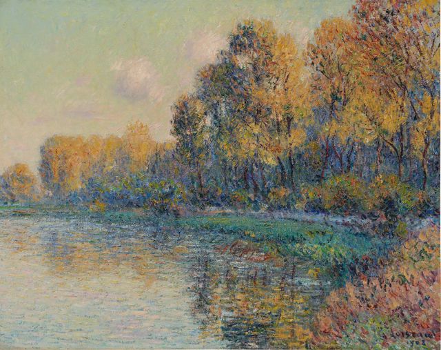 Bord de rivière, automne