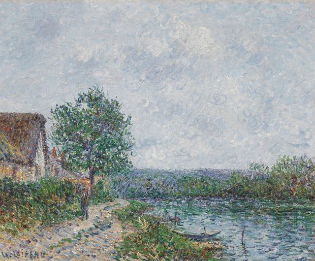 Bord de rivière, la Seine à Porte-Joie