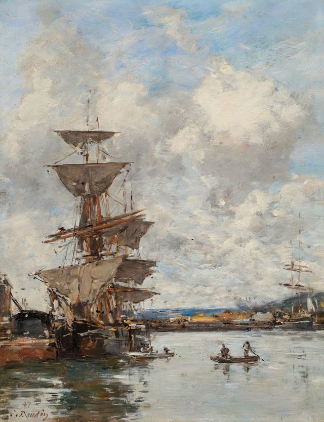 Deauville, Bateau a quai