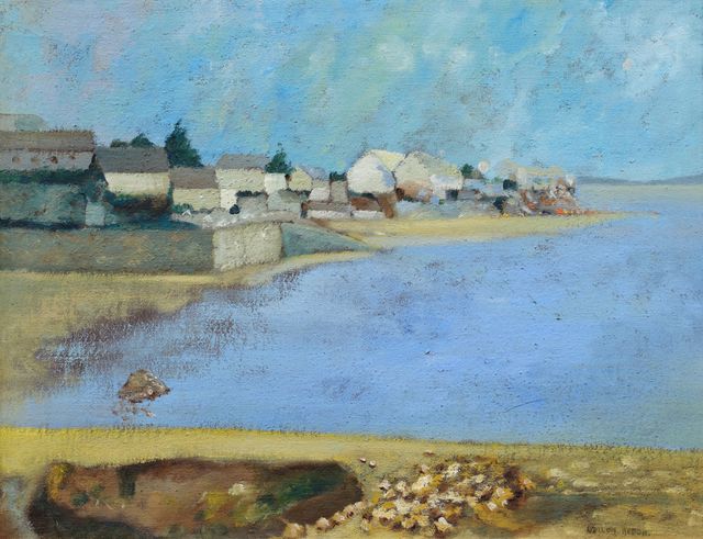 Village breton au bord de mer