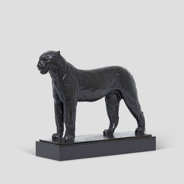 Léopard au repos, ville de Paris, petit modèle