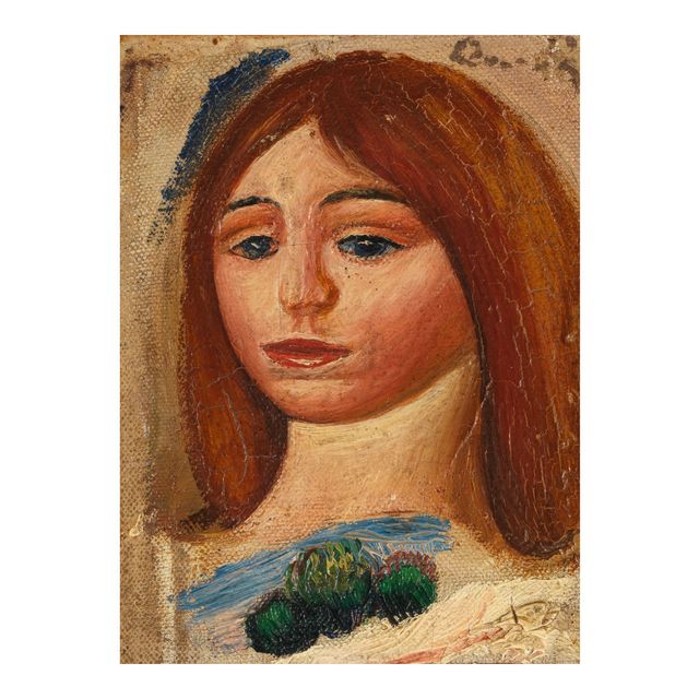Tête de femme et paysage also titled L'Italienne