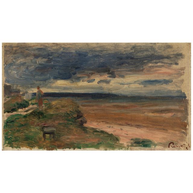 Personnage au bord de mer