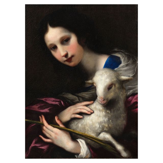 Saint Agnes with the lamb