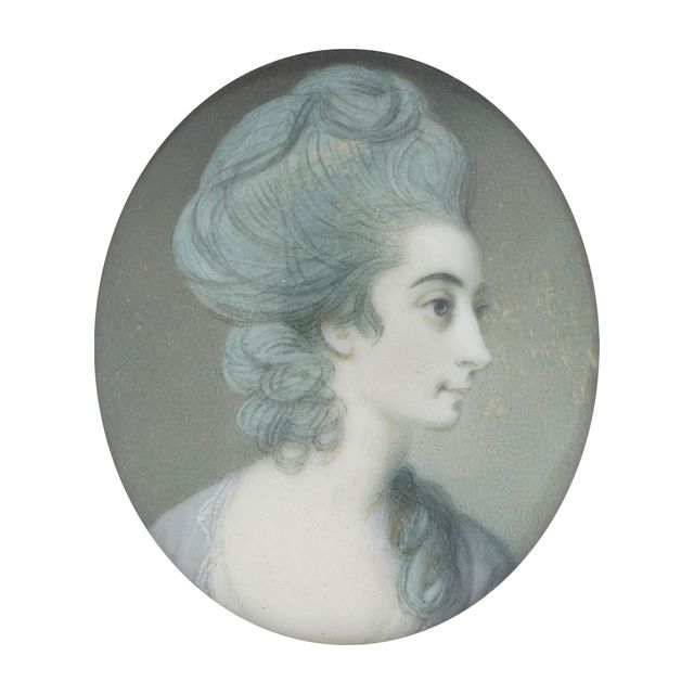 Portrait miniature of Mrs Anne Lefroy (1749-1804), known as Madam Lefroy,