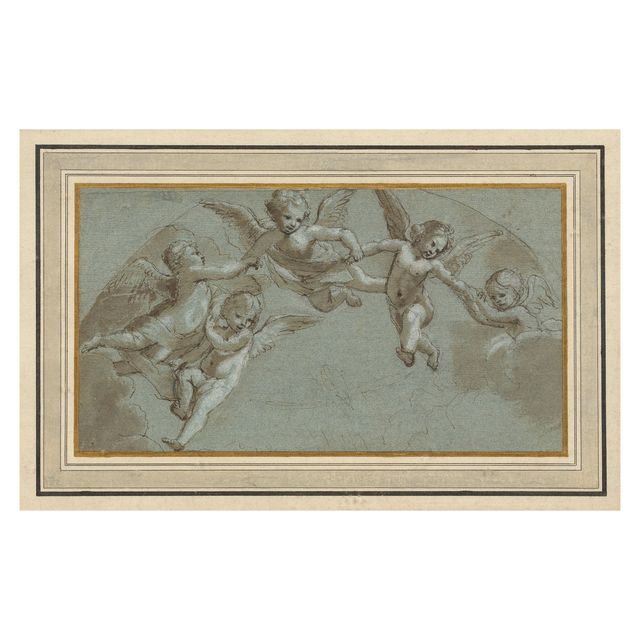 Study of five putti