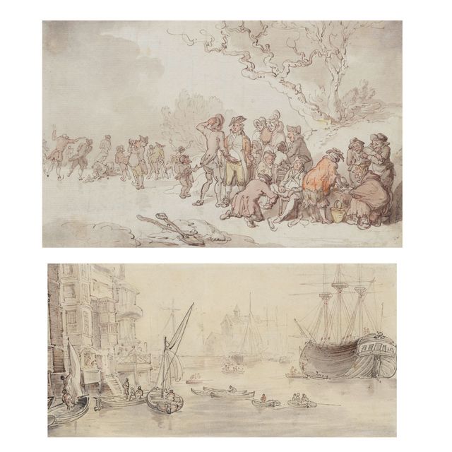 A skating party on the Serpentine