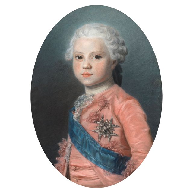 Portrait of Louis Stanislas Xavier of France, Count of Provence, future Louis XVIII (1755-1824), half-length, wearing the ribbon and star of the Order of the Holy Spirit