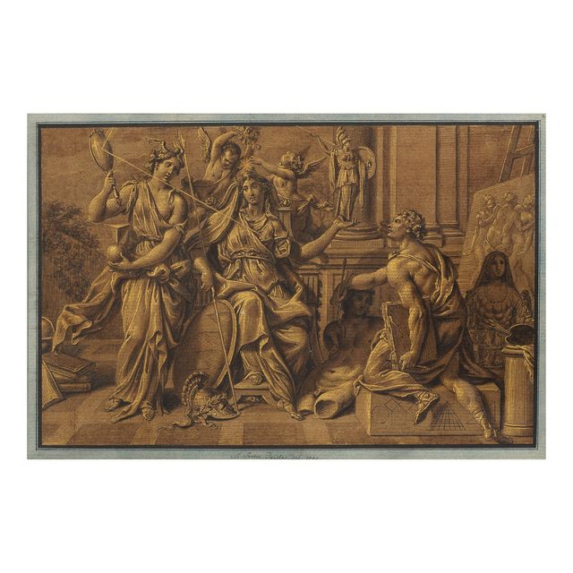 An allegory of artistic inspiration