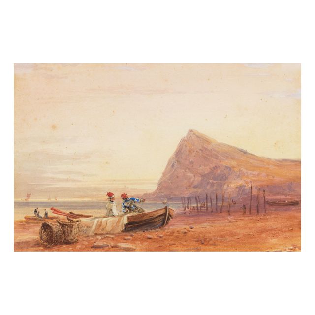 Shakespeare's Cliff, Dover, at sunset