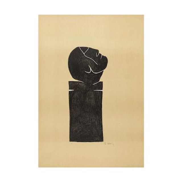 Stèle tête levée - 1982