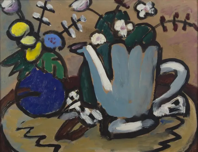 Stilleben mit grauer Teekanne (Still Life with Gray Teakettle), 1935