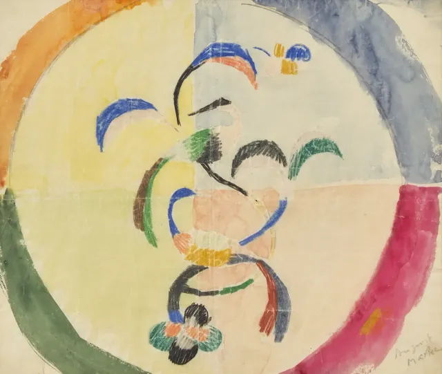 Entwurf für Stickerei (Design for Embroidery), 1913