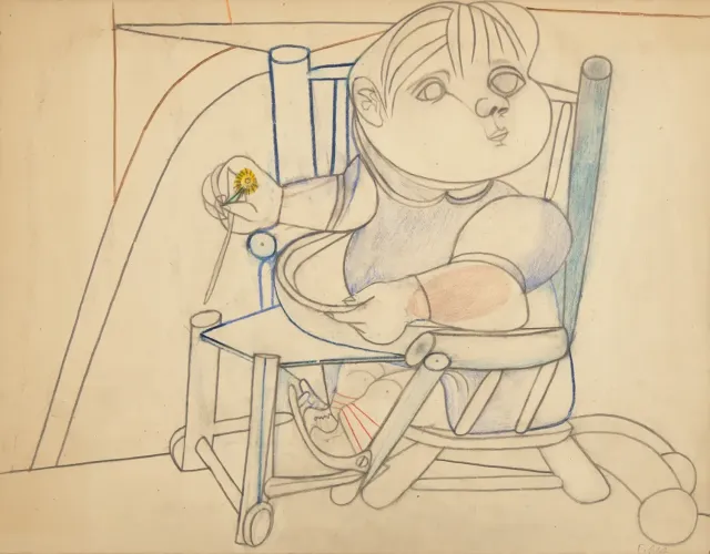 Paloma à la Fleur, 1949