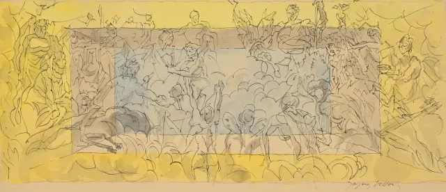 Illustration pour les Bucoliques de Virgile, 1942